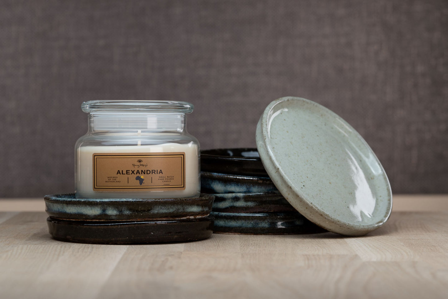 Handmade Bwari Candle Stand